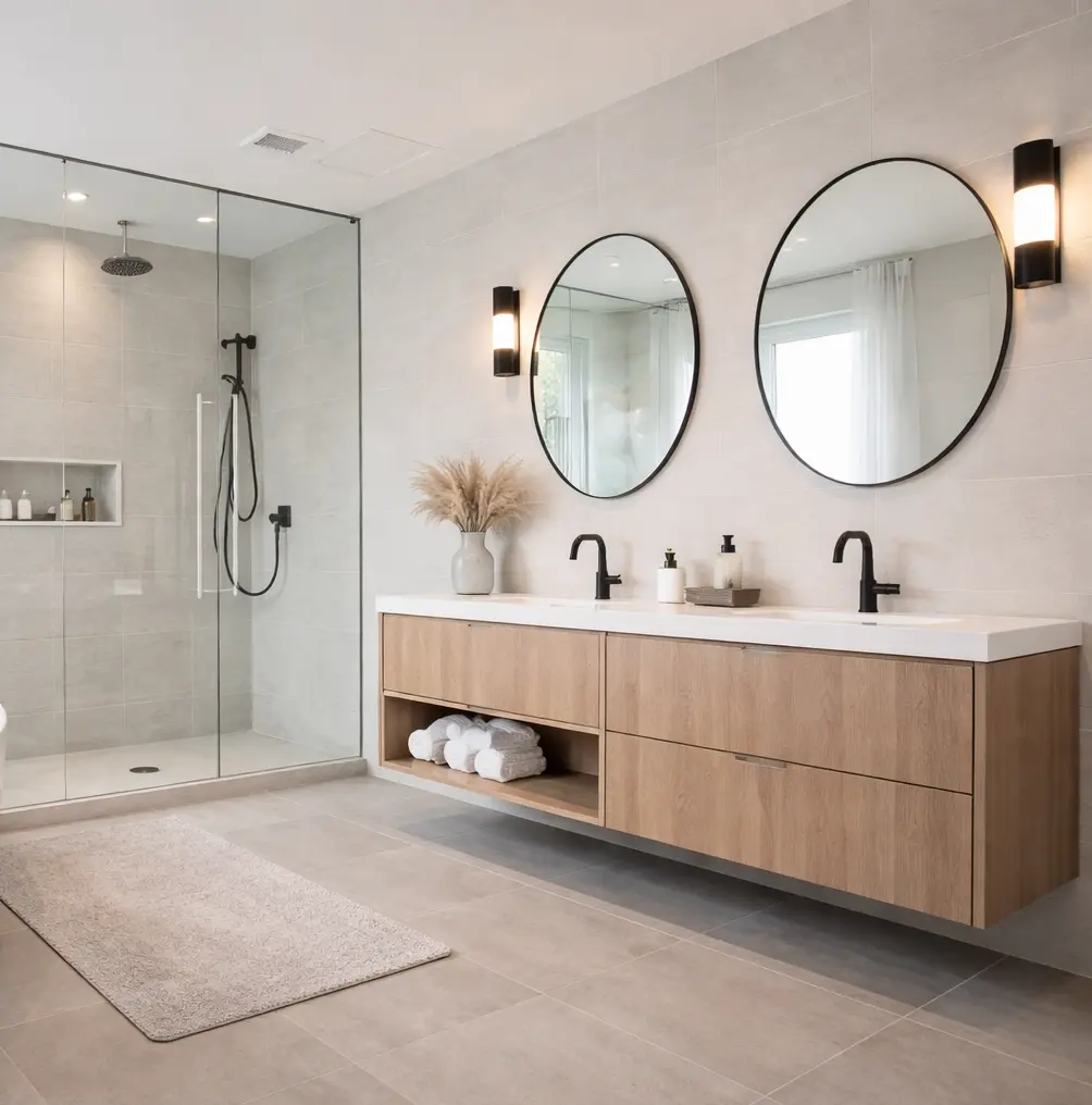 modernes_badezimmer_design Modernes Badezimmer Design